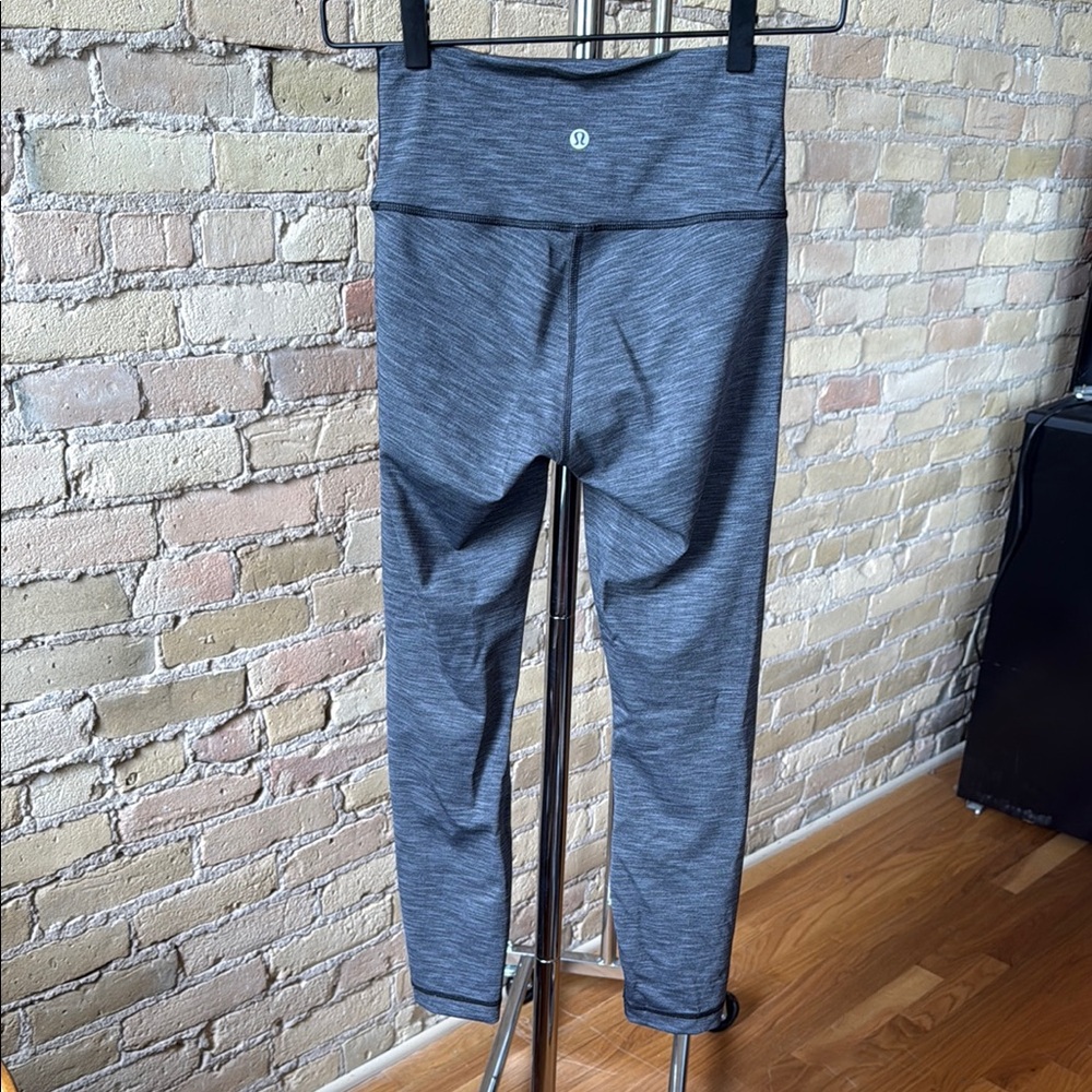 Lululemon Grey Mid-Rise Leggings
